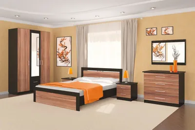 Купить спальню «Токио 02» от мебельной фабрики «Союз-мебель» в Москве