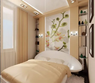 Дизайн интерьера спальни в хрущевке