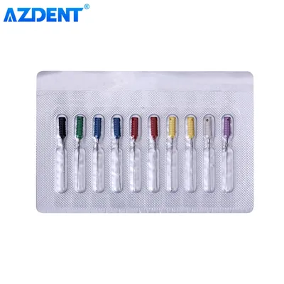 Зубной эндододонтический очиститель корневого канала AZDENT, зубчатые  броши, пилки для ручного использования, 25 мм, 10 шт./упаковка, инструменты  для стоматологии - купить по выгодной цене | AliExpress