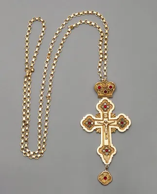Купить старинную Крест священнический наперсный в антикварном магазине  Оранта в Москве артикул 452-20