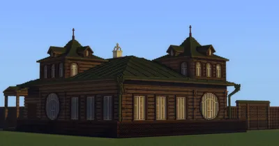 В игре Minecraft воссоздали кимрский старинный дом с \"иллюминатором\"