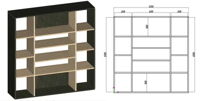 Как спроектировать и сделать стеллаж из ДСП своими руками