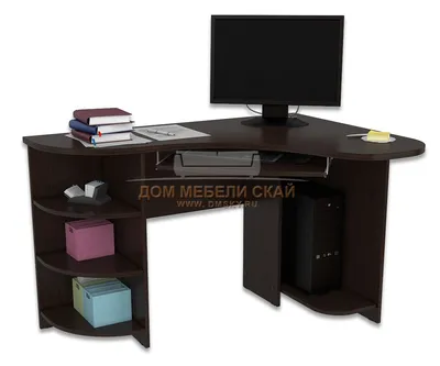 Премьера компьютерный стол угловой, венге - купить в Москве недорого по  цене 6 550 руб. (арт. B00030257) | Дом мебели Скай