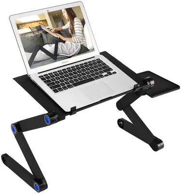Столик/подставка для ноутбука SimpleShop Laptop Table с воздушным  охлаждением, 42х26х45 см - купить по выгодным ценам в интернет-магазине OZON
