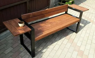 Скамейка садовая со столиком Цена 15 000 руб.