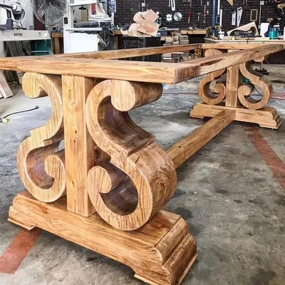 Авторские столы из дерева от Designs by Donnie