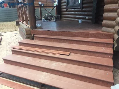 Монтаж лестниц из ДПК заказать в компании GardenParkett