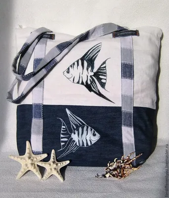 Создаем стильную сумку «Море зовет» своими руками | Журнал Ярмарки Мастеров