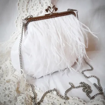 Свадебная сумочка \"Мечта невесты\" – заказать на Ярмарке Мастеров – AEVYDRU  | Сумки на свадьбу, Санкт-Петербург | Свадебная сумочка, Свадебная сумка,  Сумочка