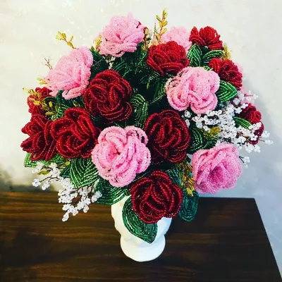 Плетение цветов розы из бисера: Мастер-Класс от Дома Бусин