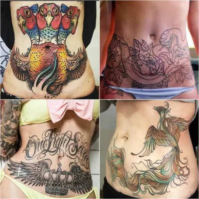 Тату на Животе - Лучшие Идеи Татуировок на Животе | Tattoo-ideas.ru