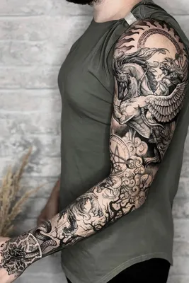 Тату рукав для мужчин|Tattoo sleeve for men | Men tattoos arm sleeve, Best  sleeve tattoos, Tribal sleeve tattoos
