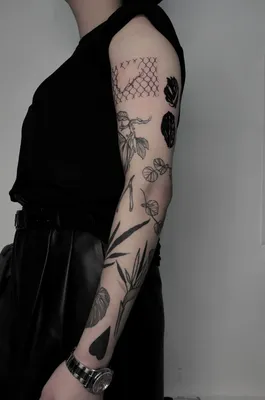 Женские тату в стиле дотворк: фото татуировок дотворк для девушек