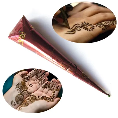 Модные Индийские татуировки хной Менди паста конусы коричневого цвета для  женщин тело руки ноги искусство Diy живопись тату крем для трафарет для татуировки  хной - купить по выгодной цене | AliExpress