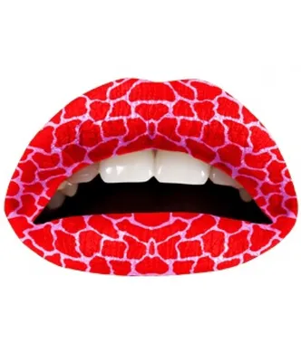 Аппликация для губ Коралловый жираф 3 шт., цвет красный (Великобритания)  купить в Екатеринбурге