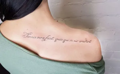 Тату надписи на латыни их значения и перевод. Каталог фраз для татуировок  от салона Tattoo Times