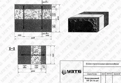 Размеры Теплоблока Теплостен- Каталог - УЗТБ производство теплоэффективных  керамзитобетонных блоков \"теплоблок\" Теплостен (343)263-16-76