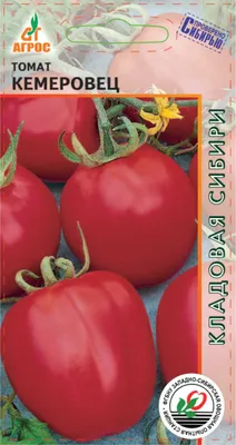 Томат Кемеровец семена 0,08г купить пакетированные семена помидор |  Питомник ВАСХНиЛ