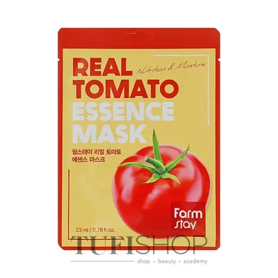 FARMSTAY Real Tomato Essence Mask-купить в Киеве|Tufishop.com.ua