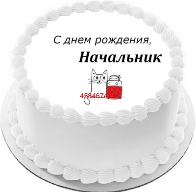 купить торт с днем рождения начальник c бесплатной доставкой в  Санкт-Петербурге, Питере, СПБ