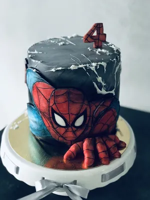 Торт человек паук и супергерои - 77 фото