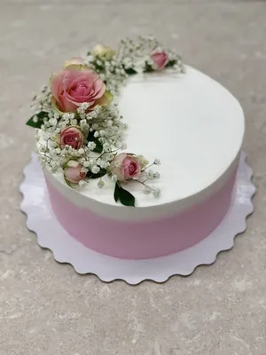 Торт «Нежные цветы» | заказать с доставкой в кондитерской Studio Truffle