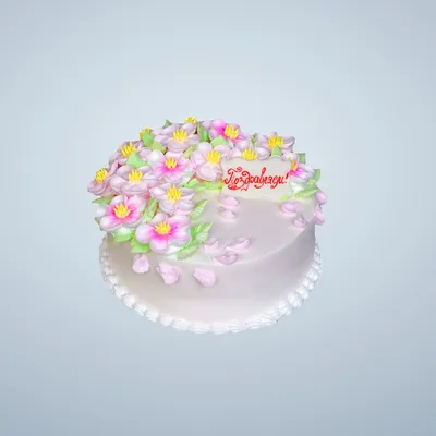 Торт “Цветы яблони” – Винни-пух