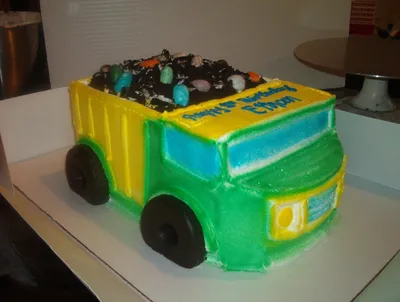 Торт грузовик (62 фото)