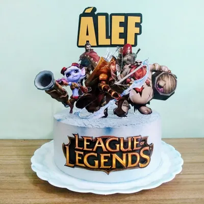 Торт League of Legends купить на заказ недорого в Москве с доставкой