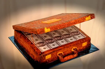 Торт кейс с деньгами - пошаговый рецепт с фото