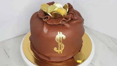 Easier than it seems. Cake bag with money - YouTube