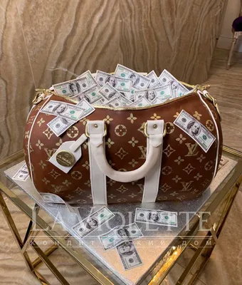 Торт \"Сумка с деньгами\" №1004 по цене: 3000.00 руб в Москве | Lv-Cake.ru