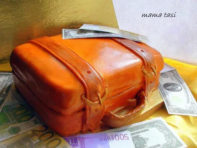 Торт «чемодан с деньгами». в подарок прекрасной аллочке a_l - пошаговый  рецепт с фото