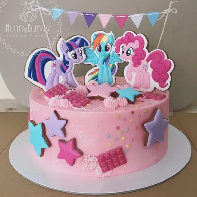 Торт с пони Пинки Пай - 73 фото