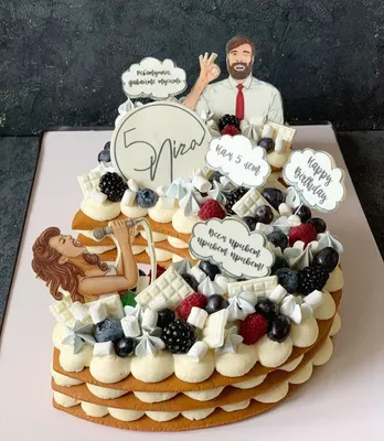 Стильный торт для мужчины — купить по цене 900 руб/кг. | Интернет магазин  Promocake в Москве