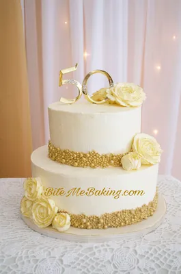 Gold Anniversary Cake | 50Th Anniversary Cakes, 50Th Wedding | Geschenke  zur goldenen hochzeit, Jubiläumstorte, Goldene hochzeit