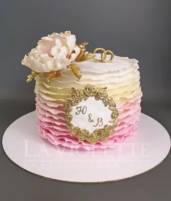 Торт на свадьбу №1048 по цене: 3000.00 руб в Москве | Lv-Cake.ru