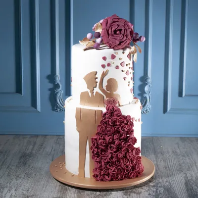 Торт Золотая Свадьба | | Мастерская тортов