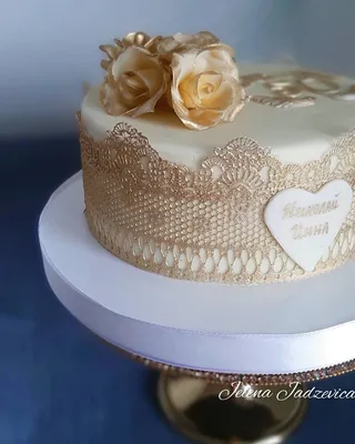 Торт \"Золотая свадьба\" | Свадебные торты | Купить, Даугавпилс