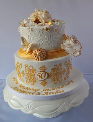 Торт на свадьбу родителям - 80 фото