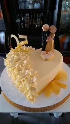 Украшение торта на годовщину свадьбы - 79 фото