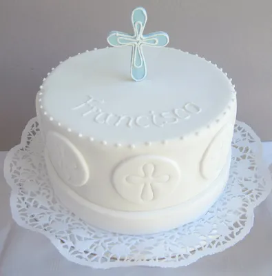 Торт на крестины Как украсить торт для мальчика Cakes for christenings -  YouTube
