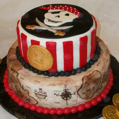 Заказать детский торт пираты карибского моря, фото торта пираты карибского  моря в CakesClub