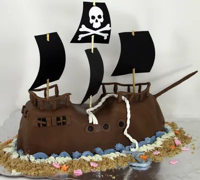 Пиратский торт (78 фото)