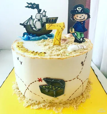 Торт с пиратами - 92 фото