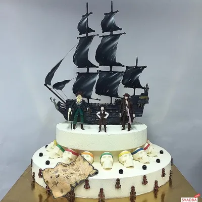 Торт на заказ \"Пираты Карибского моря\" Фили Бейкер Премиум | Пиратские торты,  Торт