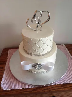Торт на никелевую свадьбу - 69 фото