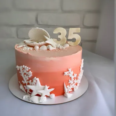 Торт на 35 лет свадьбы - 72 photo