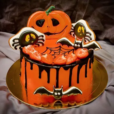 Купить торт на тему Хэллоуин