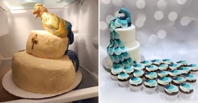 Свадебный торт из серии «ожидание/реальность» довел невесту до слез в день  торжества - Рамблер/женский